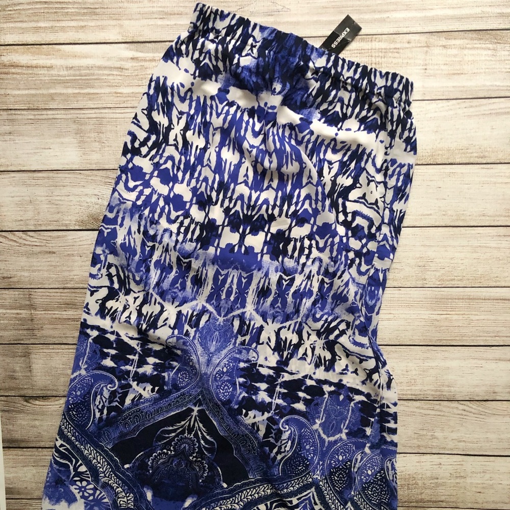 Express Maxi Skirt with Slit Size Small NWOT